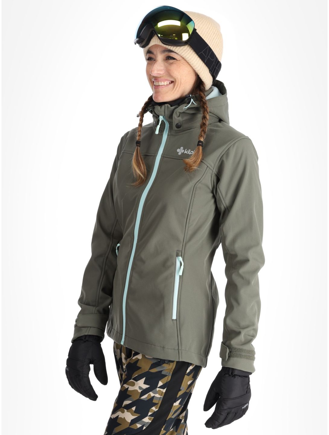 Kilpi, Ravia softshell donna Dark Green verde 