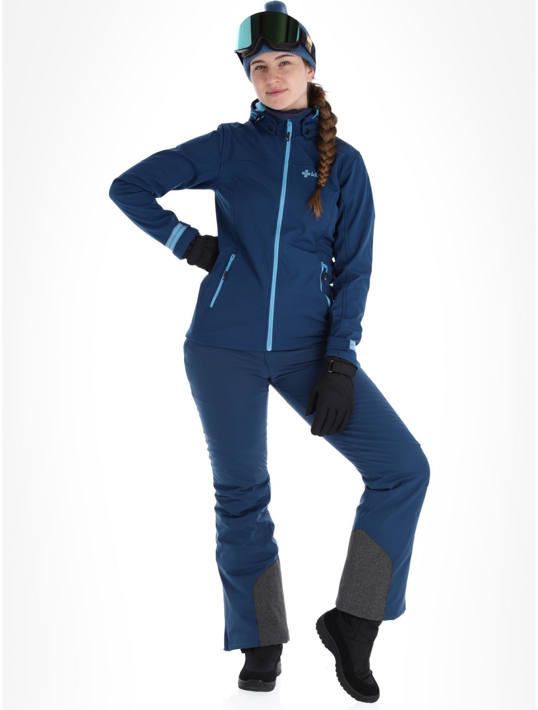 Kilpi, Ravia-w softshell taglie forti donna Dark Blue blu 