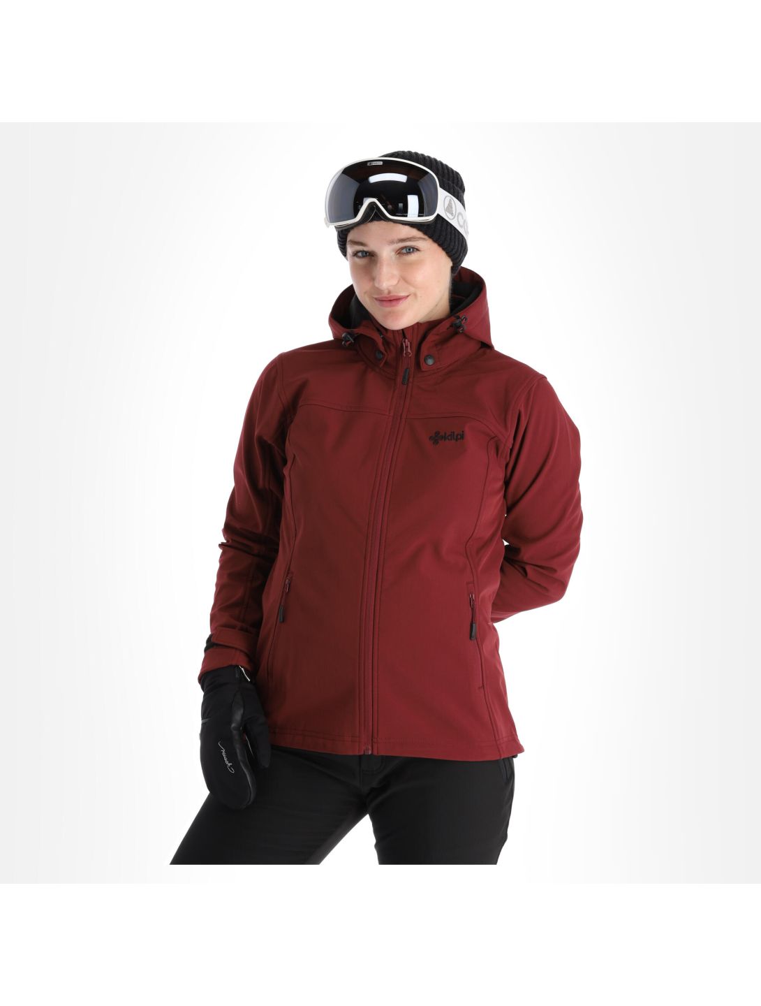 Kilpi, Ravia-W softshell donna dark rosso 