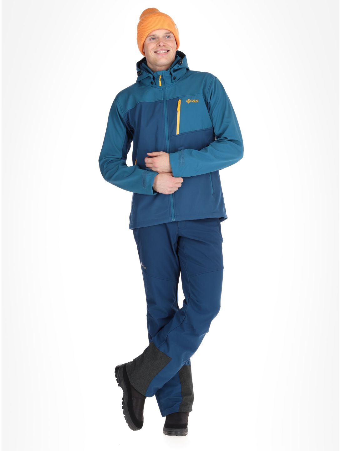 Kilpi, RAVIO softshell uomo Dark Blue blu 