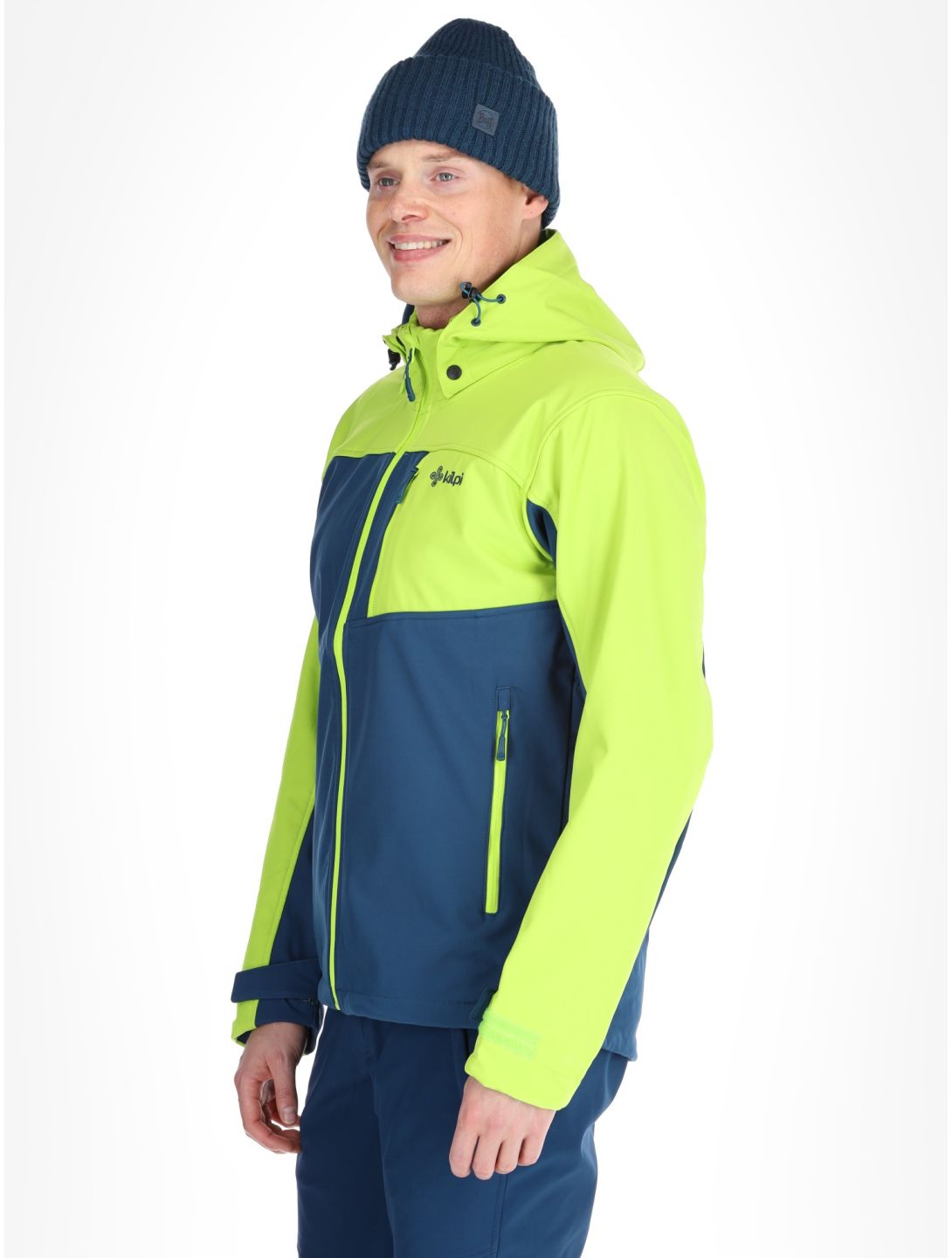 Kilpi, RAVIO softshell uomo Lime Green blu, verde 