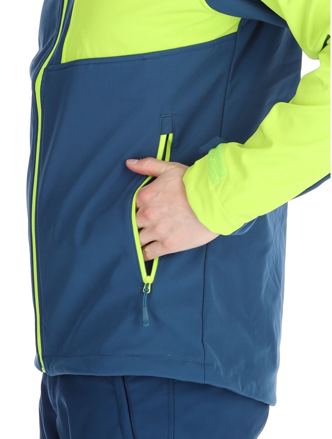 Kilpi, RAVIO softshell uomo Lime Green blu, verde 