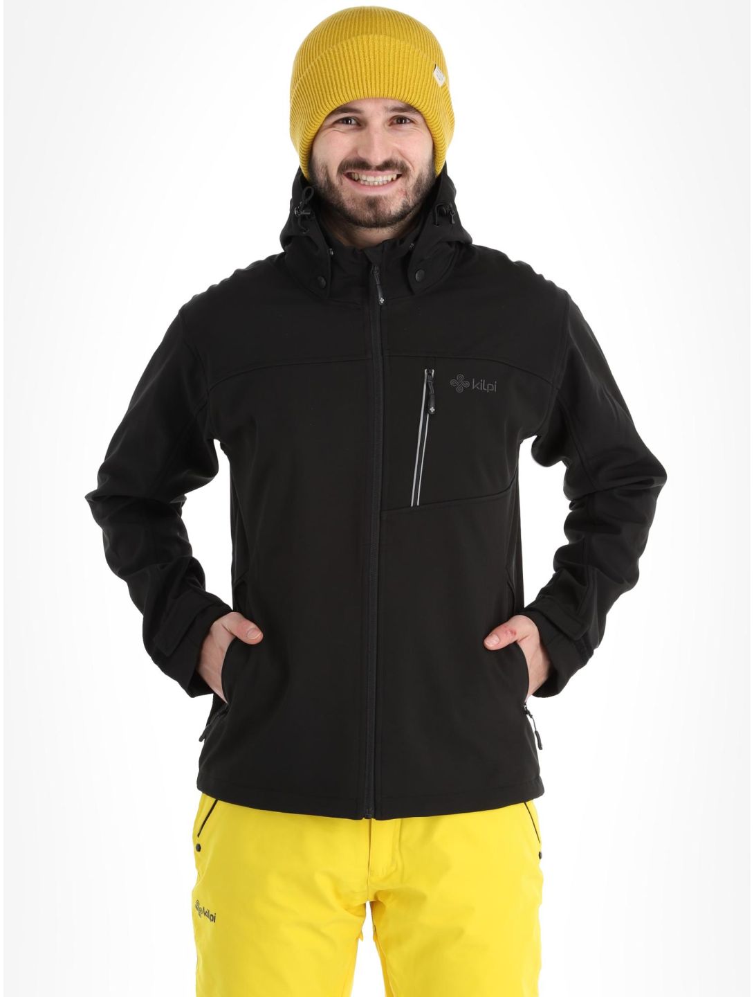 Kilpi, Ravio-M softshell uomo Black nero 