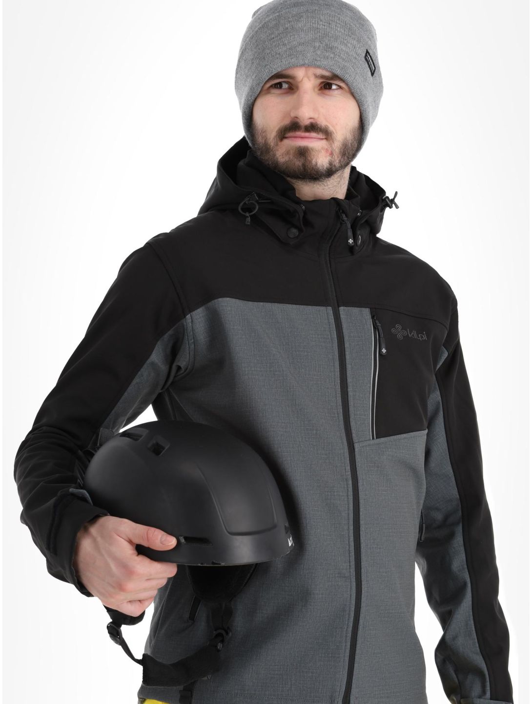 Kilpi, Ravio-M softshell uomo Dark Grey grigio 