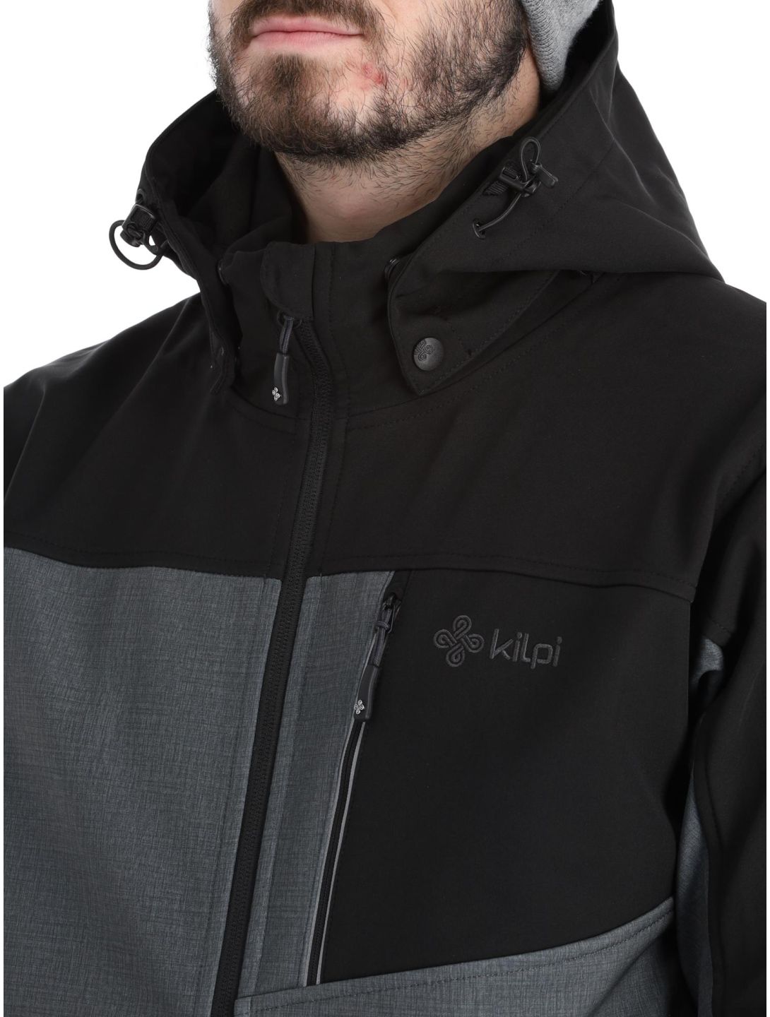 Kilpi, Ravio-M softshell uomo Dark Grey grigio 