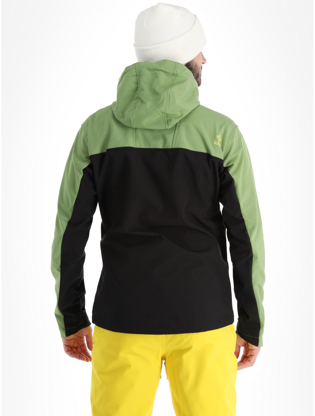 Kilpi, Ravio-m softshell taglie forti uomo Green nero, verde 