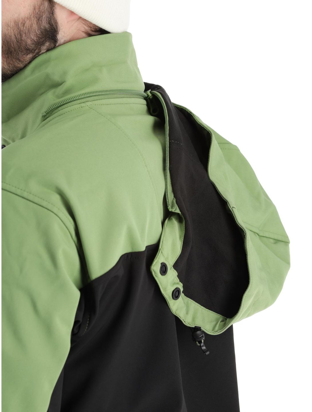 Kilpi, Ravio-m softshell taglie forti uomo Green nero, verde 