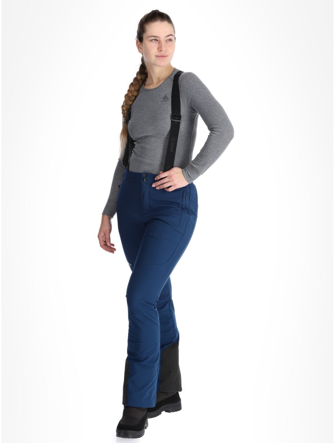 Kilpi, Rhea pantaloni da sci softshell donna Dark Blue blu 