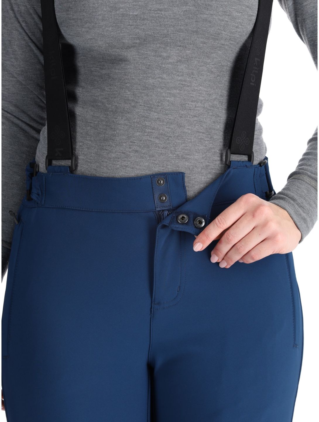 Kilpi, Rhea pantaloni da sci softshell donna Dark Blue blu 