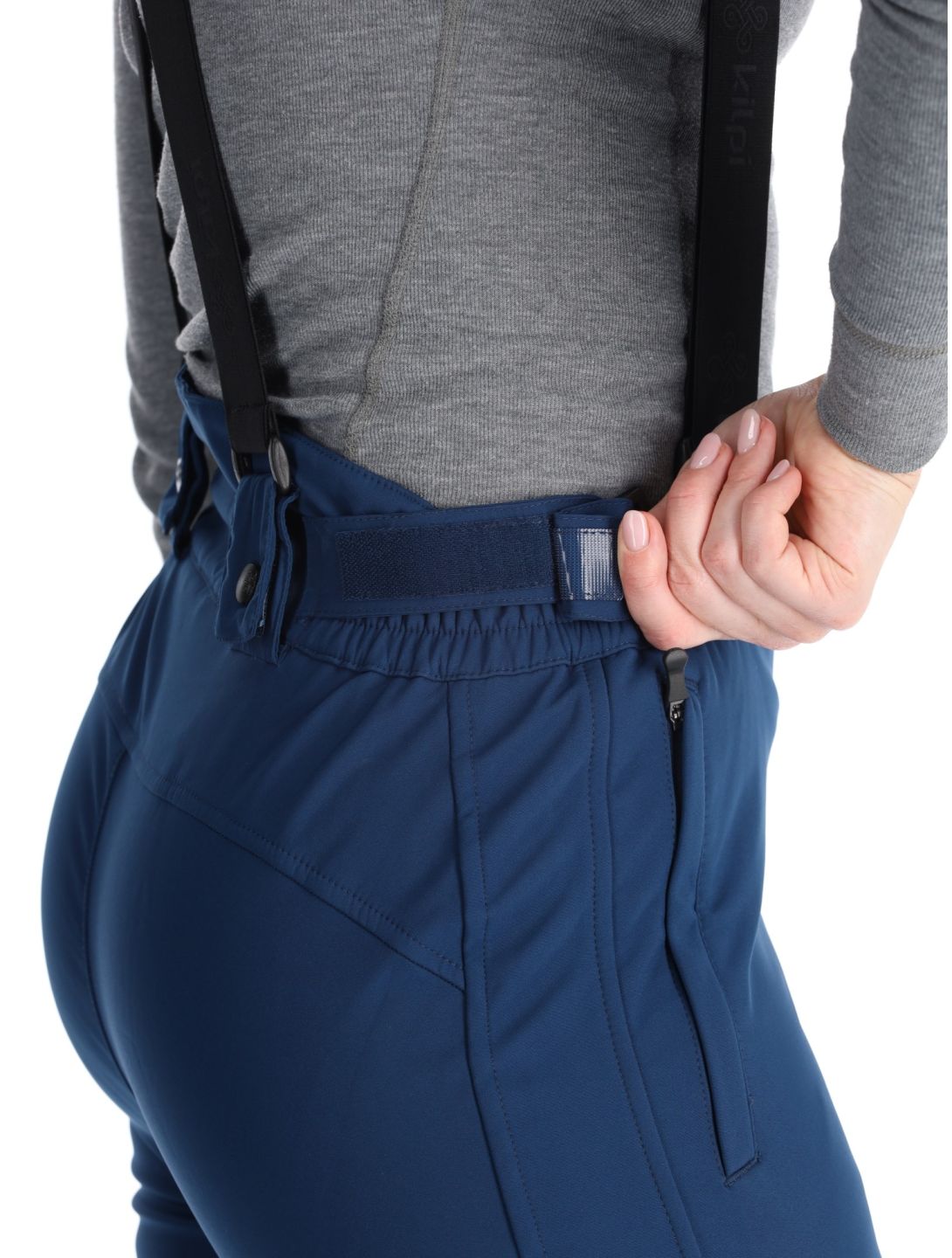 Kilpi, Rhea pantaloni da sci softshell donna Dark Blue blu 