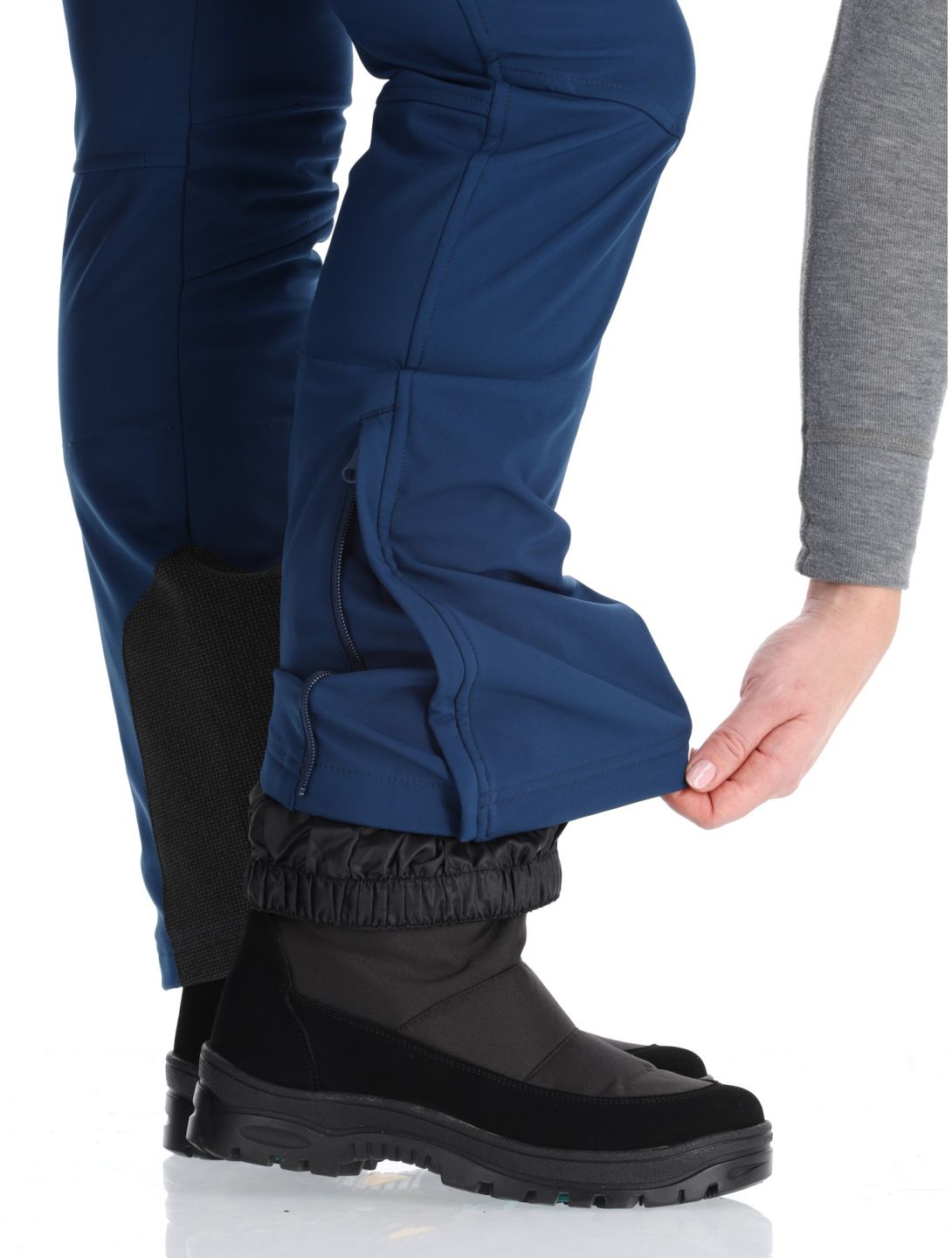 Kilpi, Rhea pantaloni da sci softshell donna Dark Blue blu 