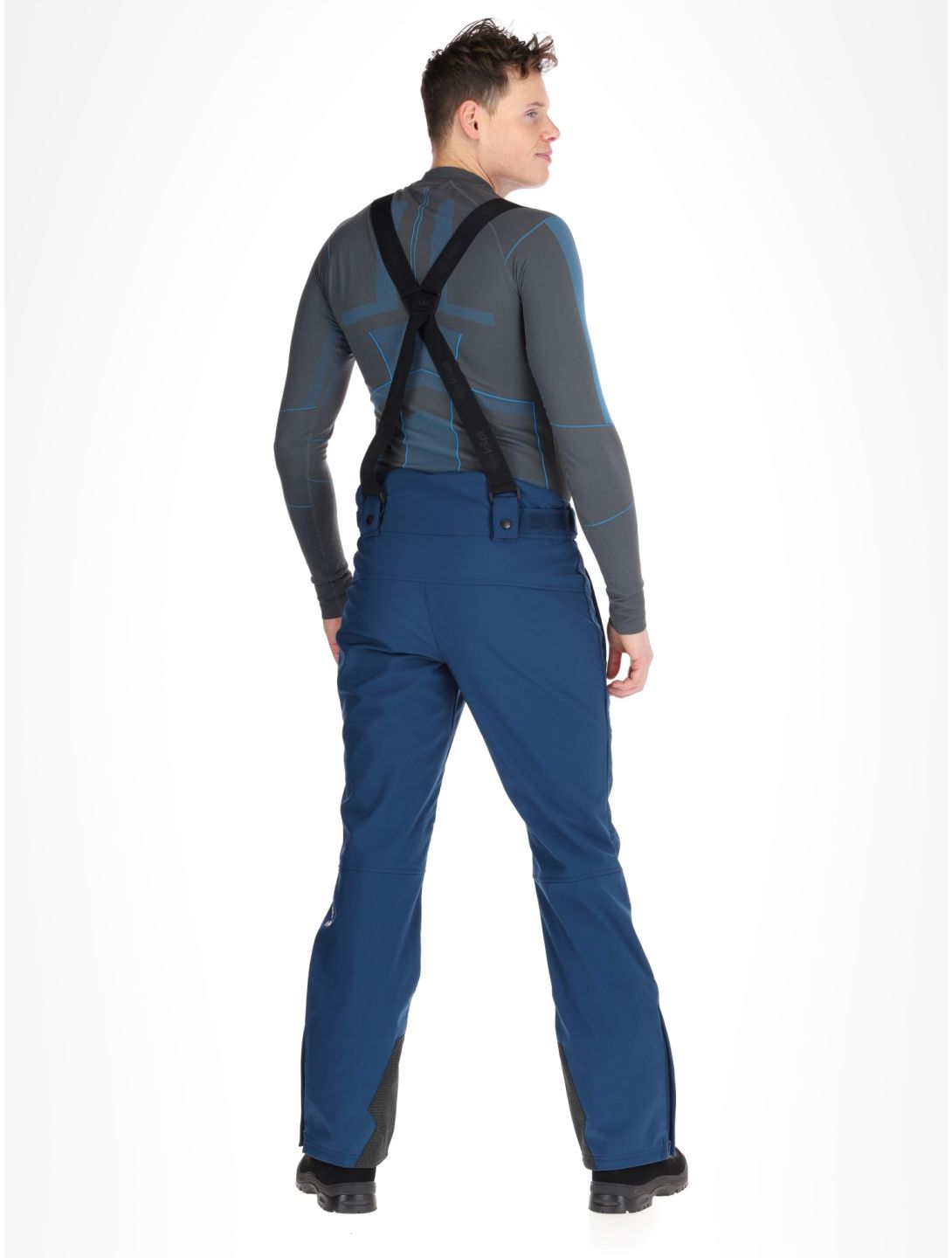 Kilpi, RHEA pantaloni da sci softshell uomo Dark Blue blu 