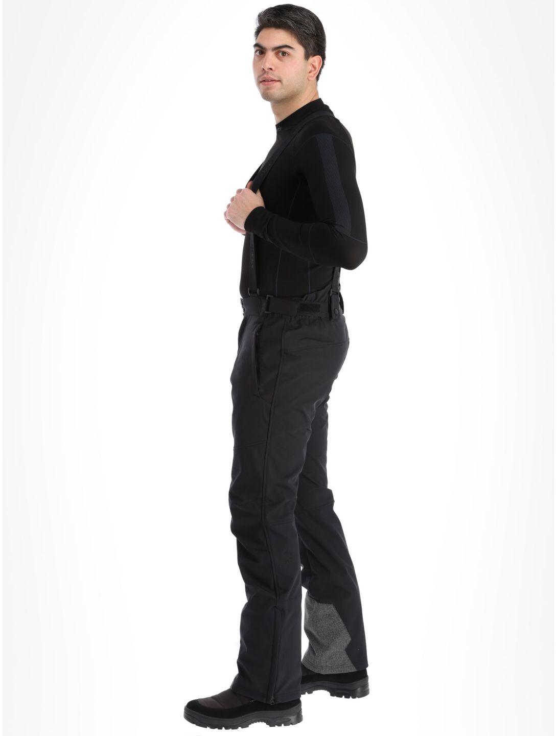 Kilpi, Rhea-M pantaloni da sci softshell uomo Black nero 