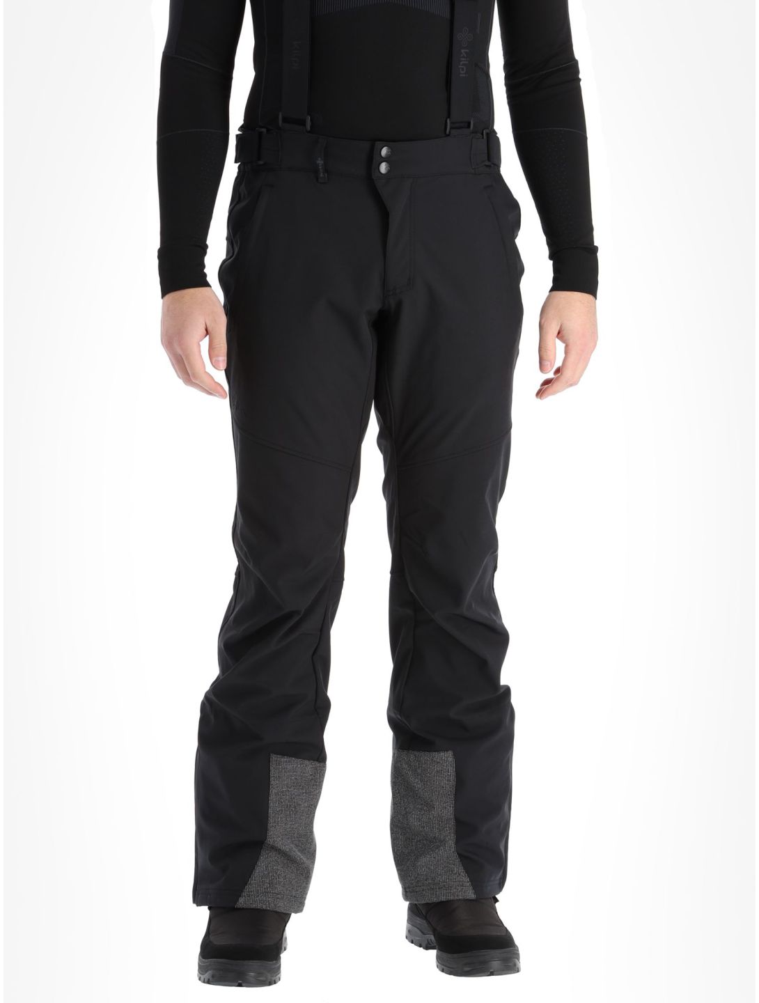 Kilpi, Rhea-M pantaloni da sci softshell uomo Black nero 