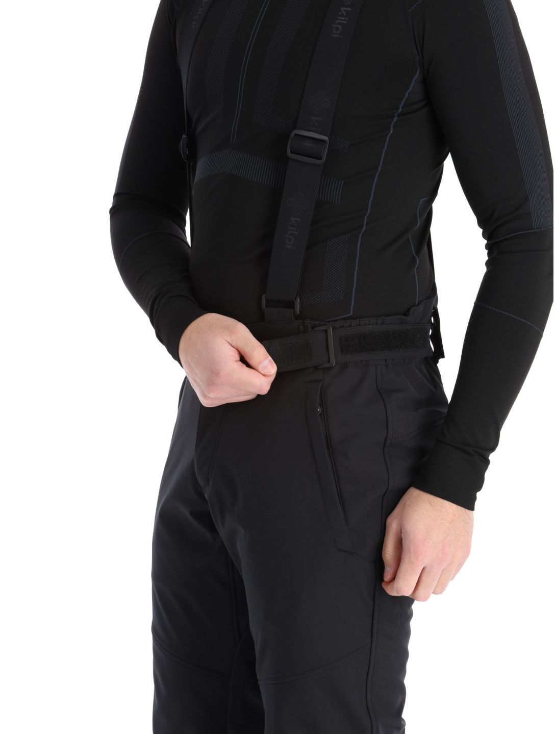 Kilpi, Rhea-M pantaloni da sci softshell uomo Black nero 