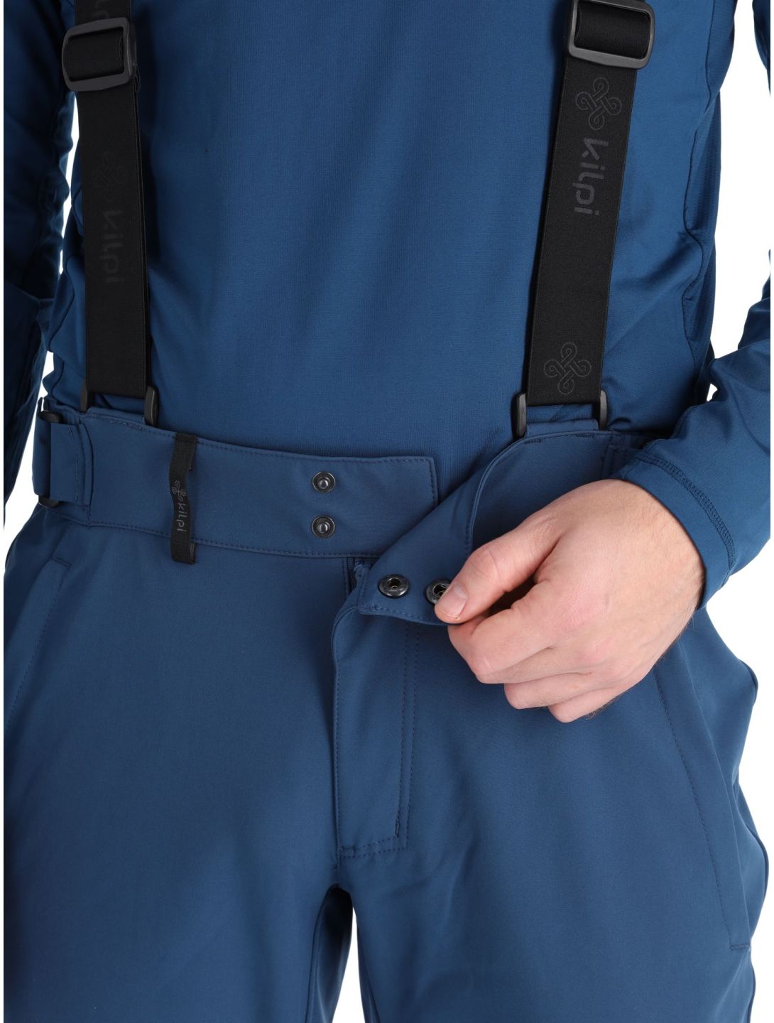 Kilpi, Rhea-m pantaloni da sci softshell taglie forti uomo Dark Blue blu 