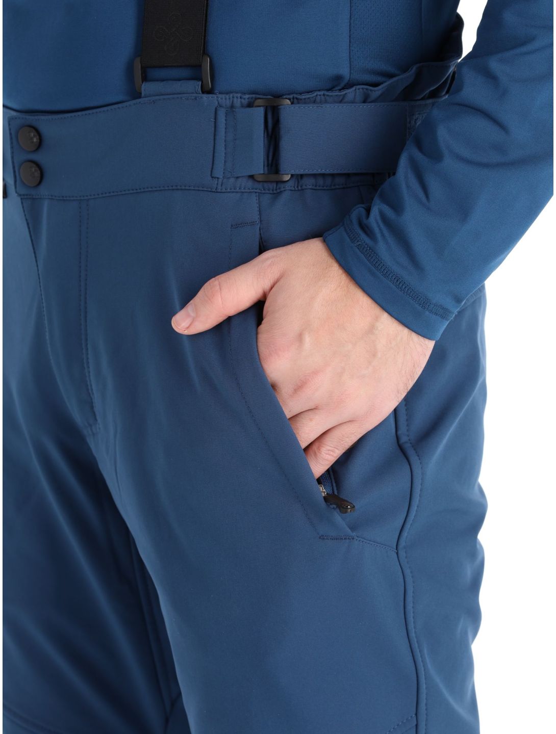 Kilpi, Rhea-m pantaloni da sci softshell taglie forti uomo Dark Blue blu 