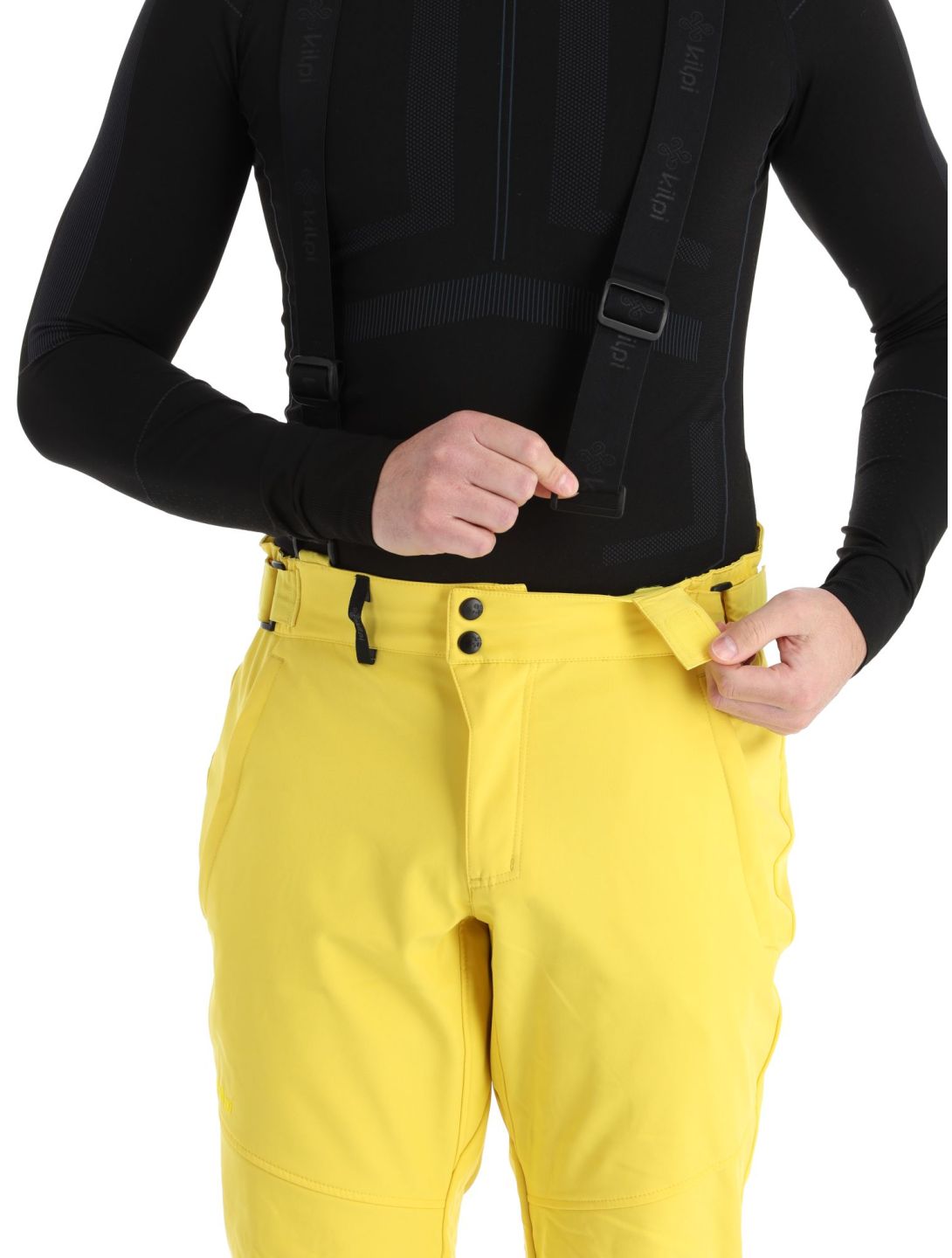 Kilpi, Rhea-M pantaloni da sci softshell uomo Yellow giallo 