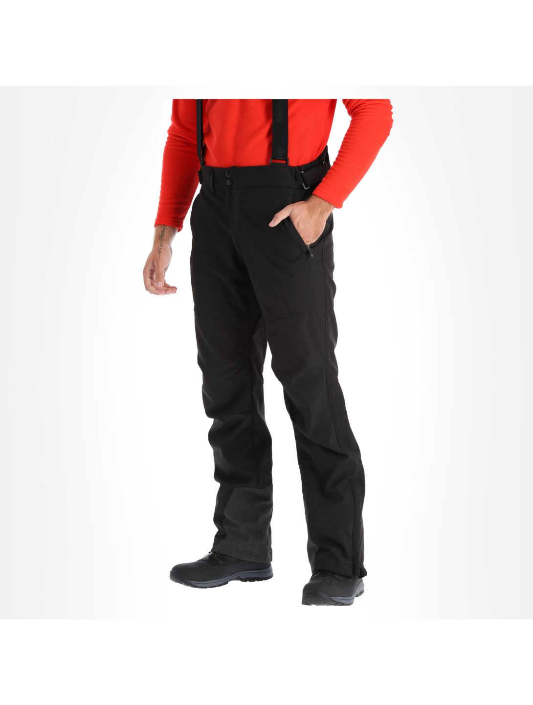 Kilpi, Rhea-M pantaloni da sci softshell uomo nero 