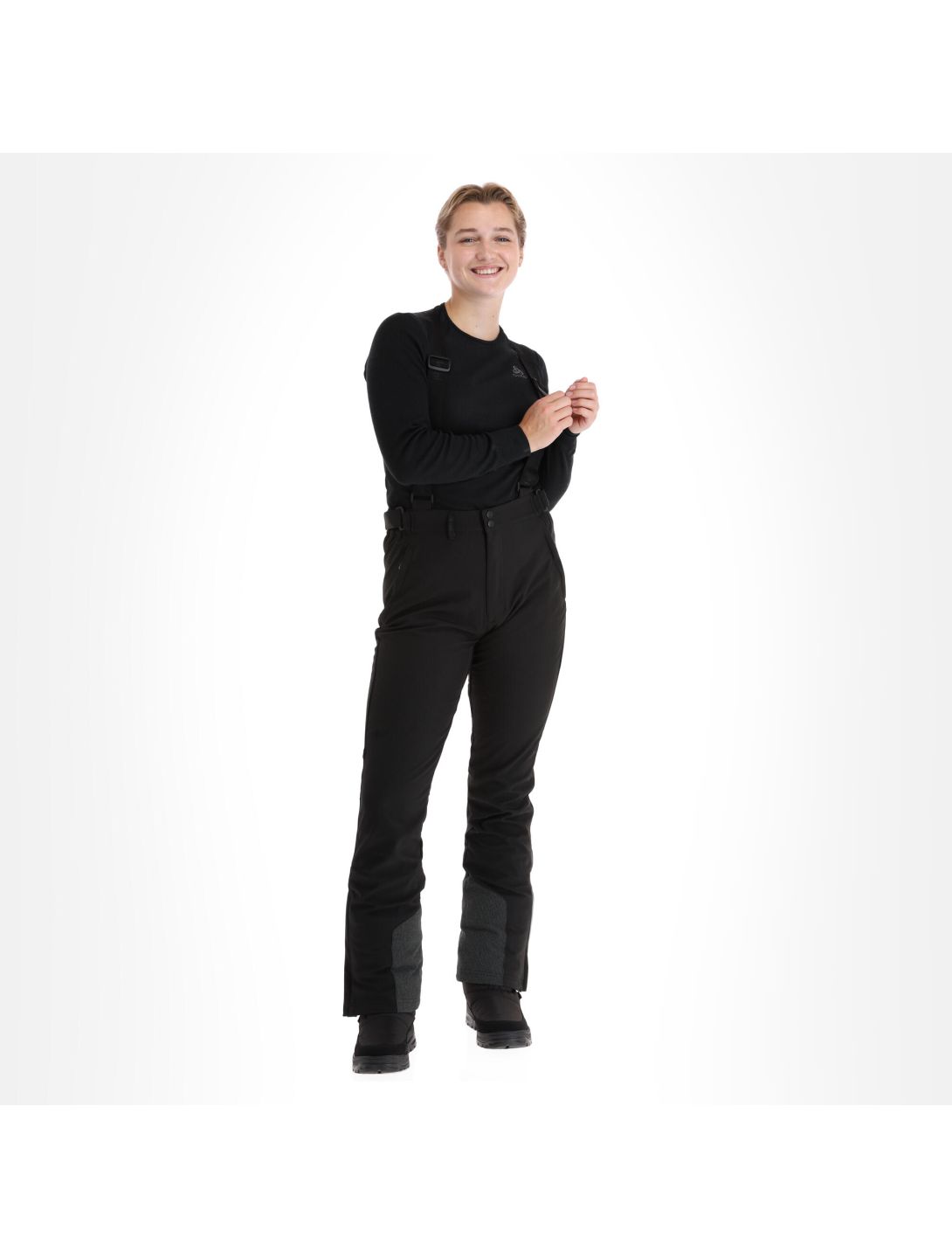 Kilpi, Rhea-W pantaloni da sci softshell donna nero 