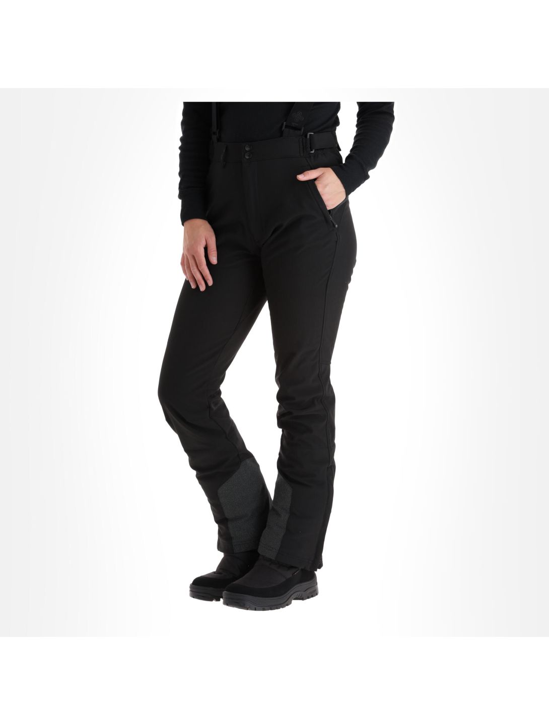 Kilpi, Rhea-W pantaloni da sci softshell donna nero 