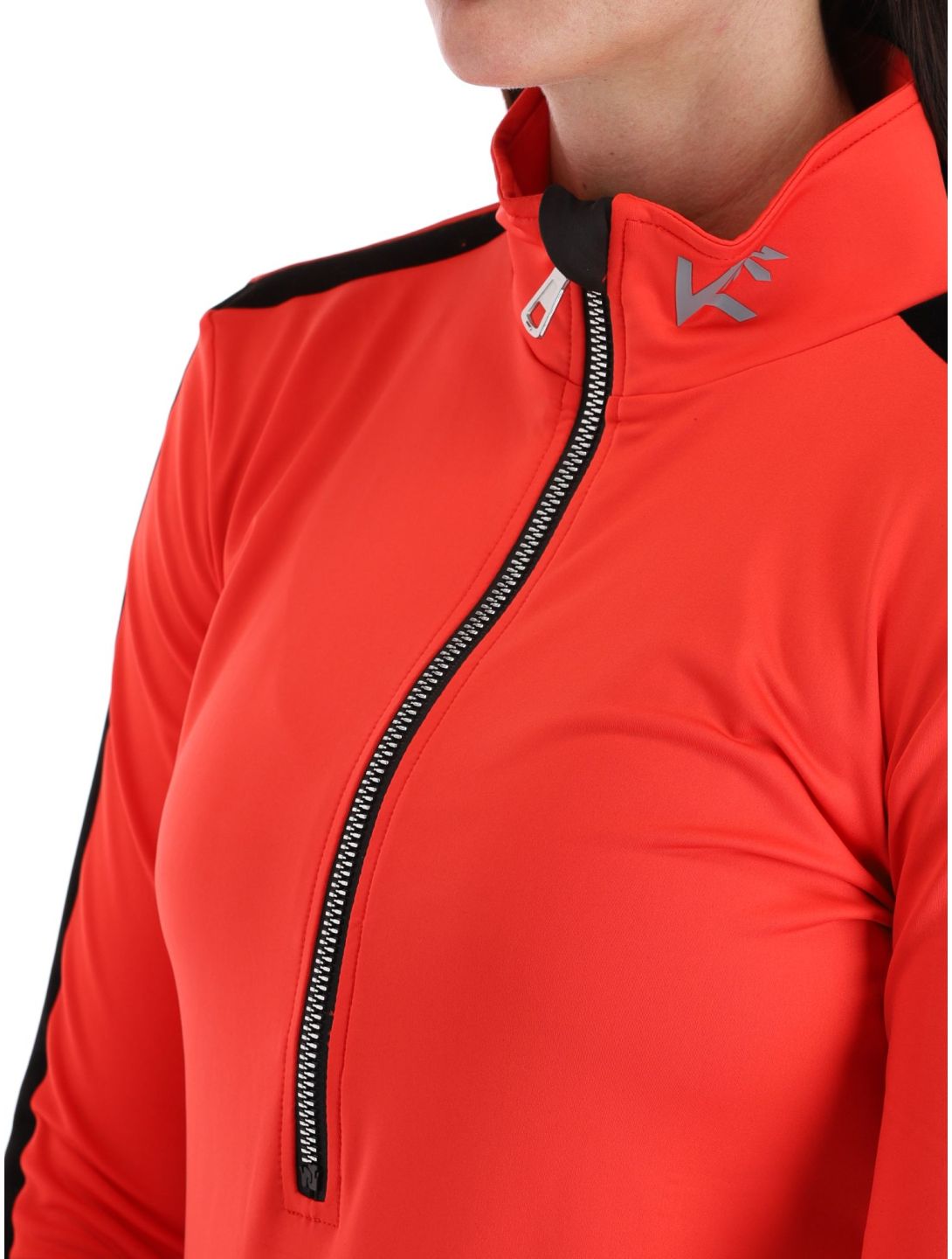 Kou Sportswear, Basic Flock maglione donna Red rosso 