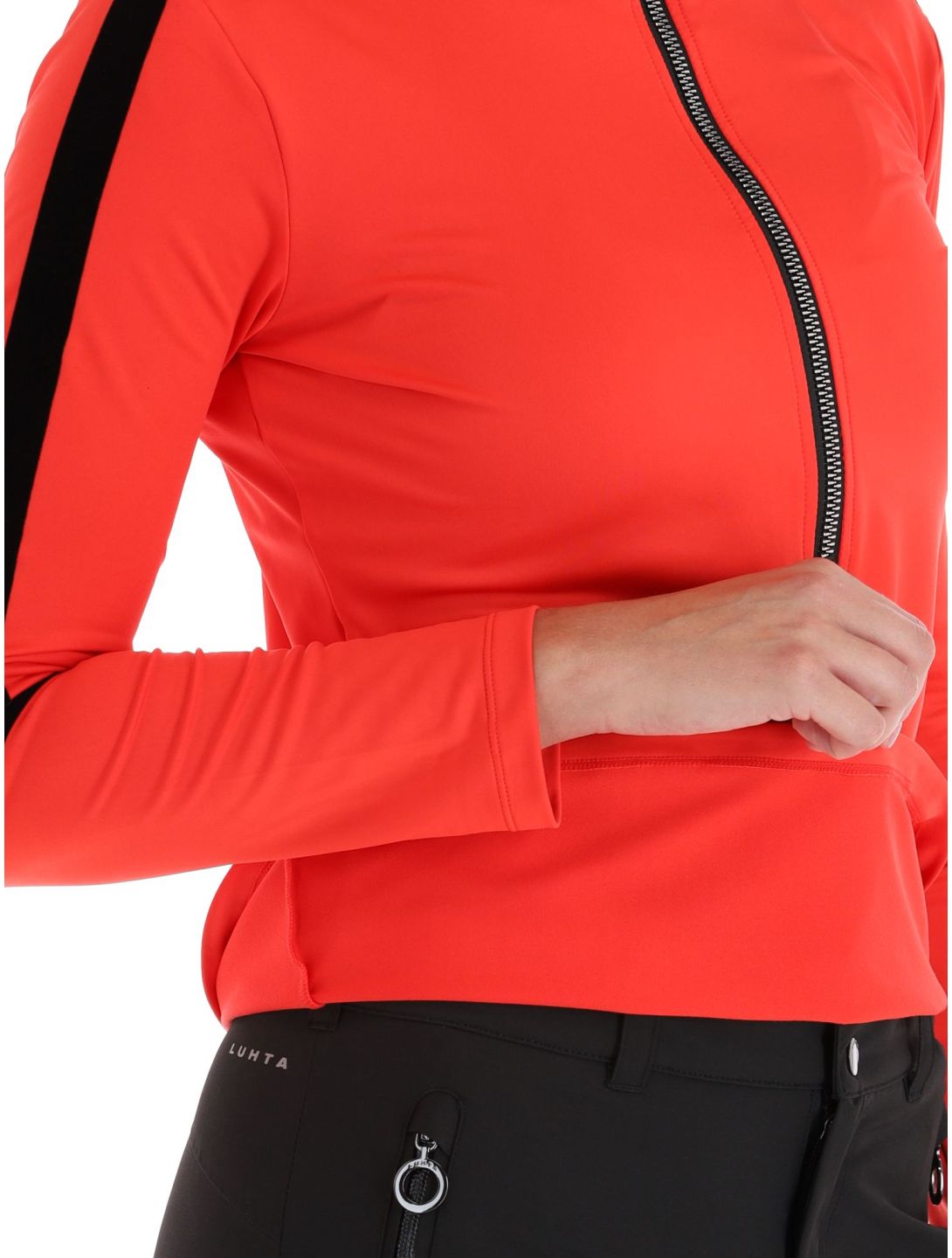 Kou Sportswear, Basic Flock maglione donna Red rosso 