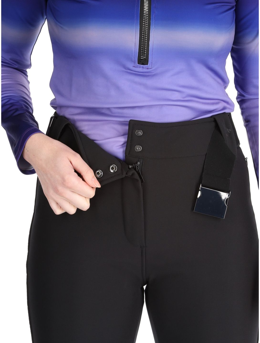 Kou Sportswear, Frost Flare Pants pantaloni da sci donna Black nero 