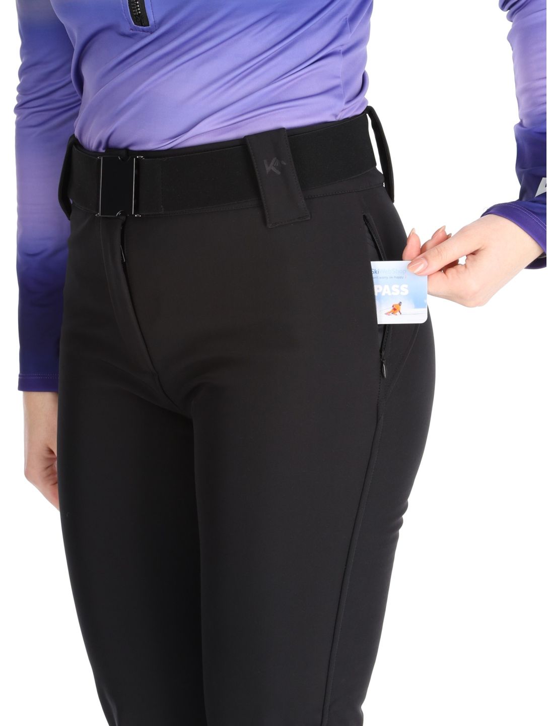 Kou Sportswear, Frost Flare Pants pantaloni da sci donna Black nero 