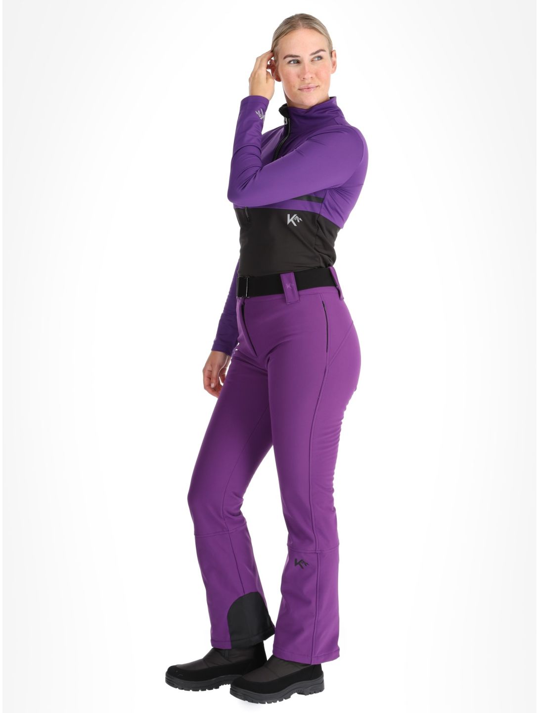 Kou Sportswear, Frost Flare Pants pantaloni da sci donna Purple viola 