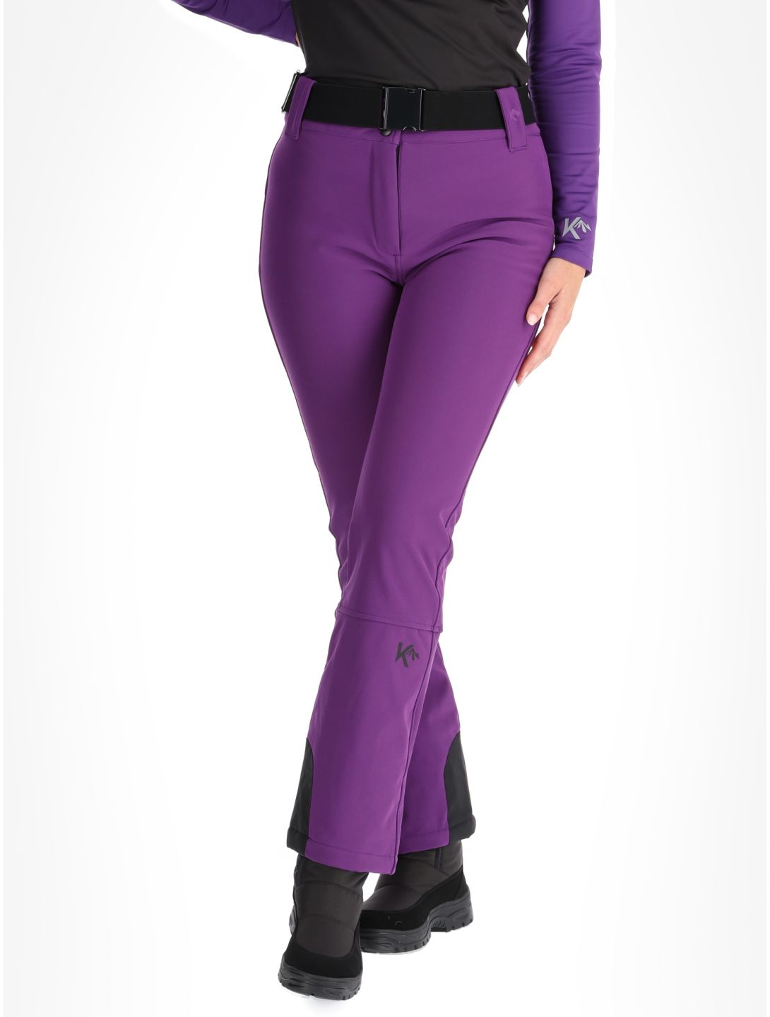 Kou Sportswear, Frost Flare Pants pantaloni da sci softshell donna Purple viola 