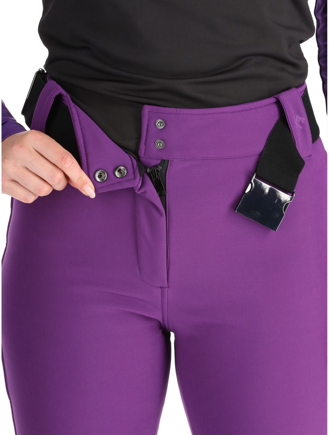 Kou Sportswear, Frost Flare Pants pantaloni da sci donna Purple viola 