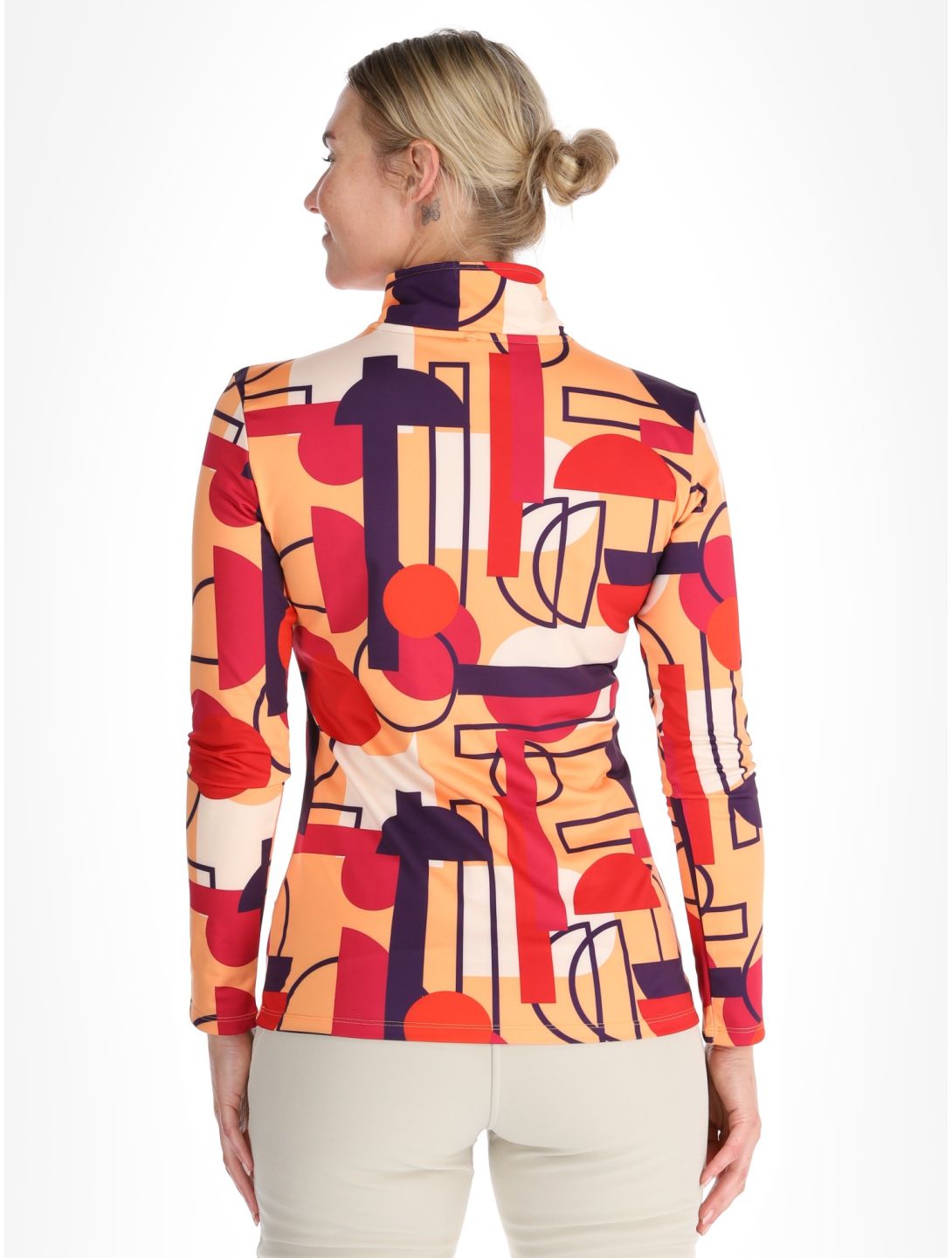 Kou Sportswear, Geoshapes maglione donna Colourful multicolorato 