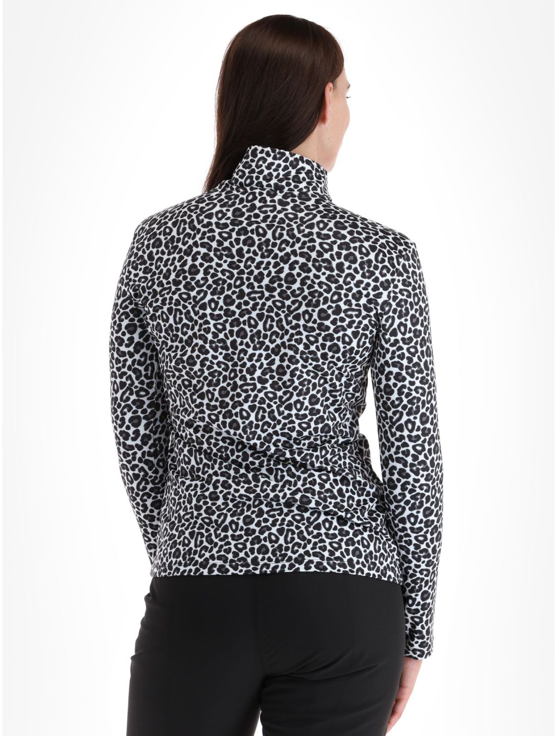 Kou Sportswear, Panter maglione donna Black / White bianco, nero 