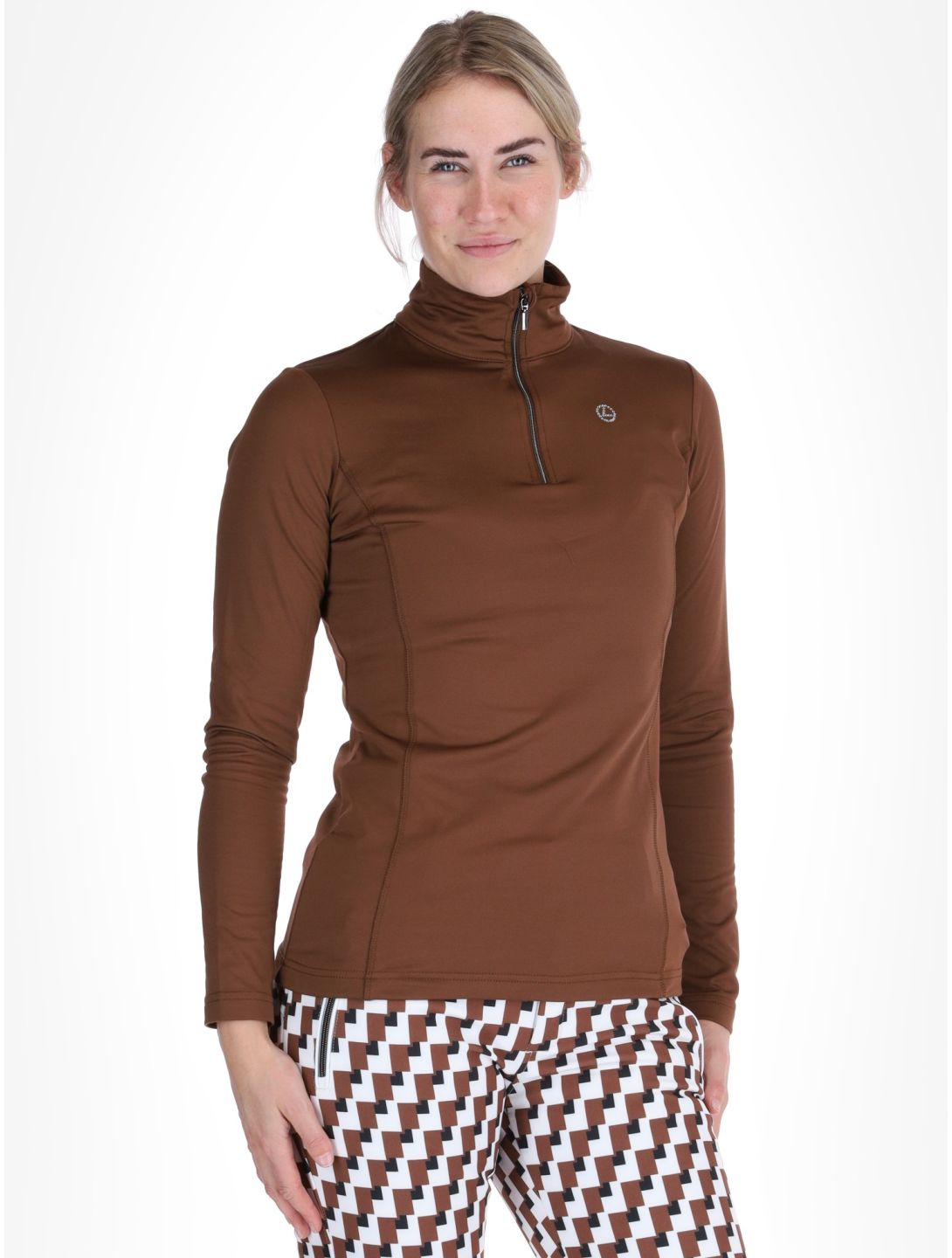 Luhta, Hailuoto maglione donna Chocolat marrone 