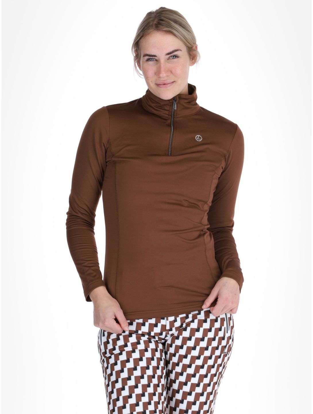 Luhta, Hailuoto maglione donna Chocolat marrone 