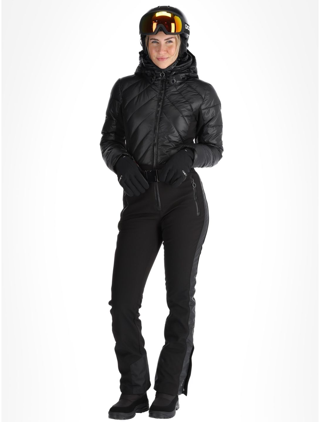 Luhta, Halkorpi completo sci donna Black nero 