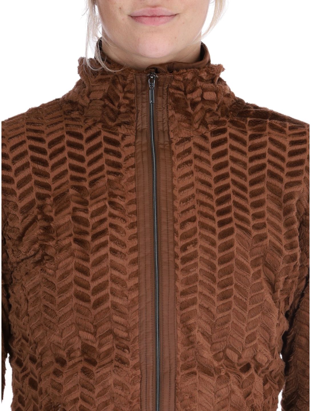 Luhta, Halmeniemi gilet donna Chocolat marrone 