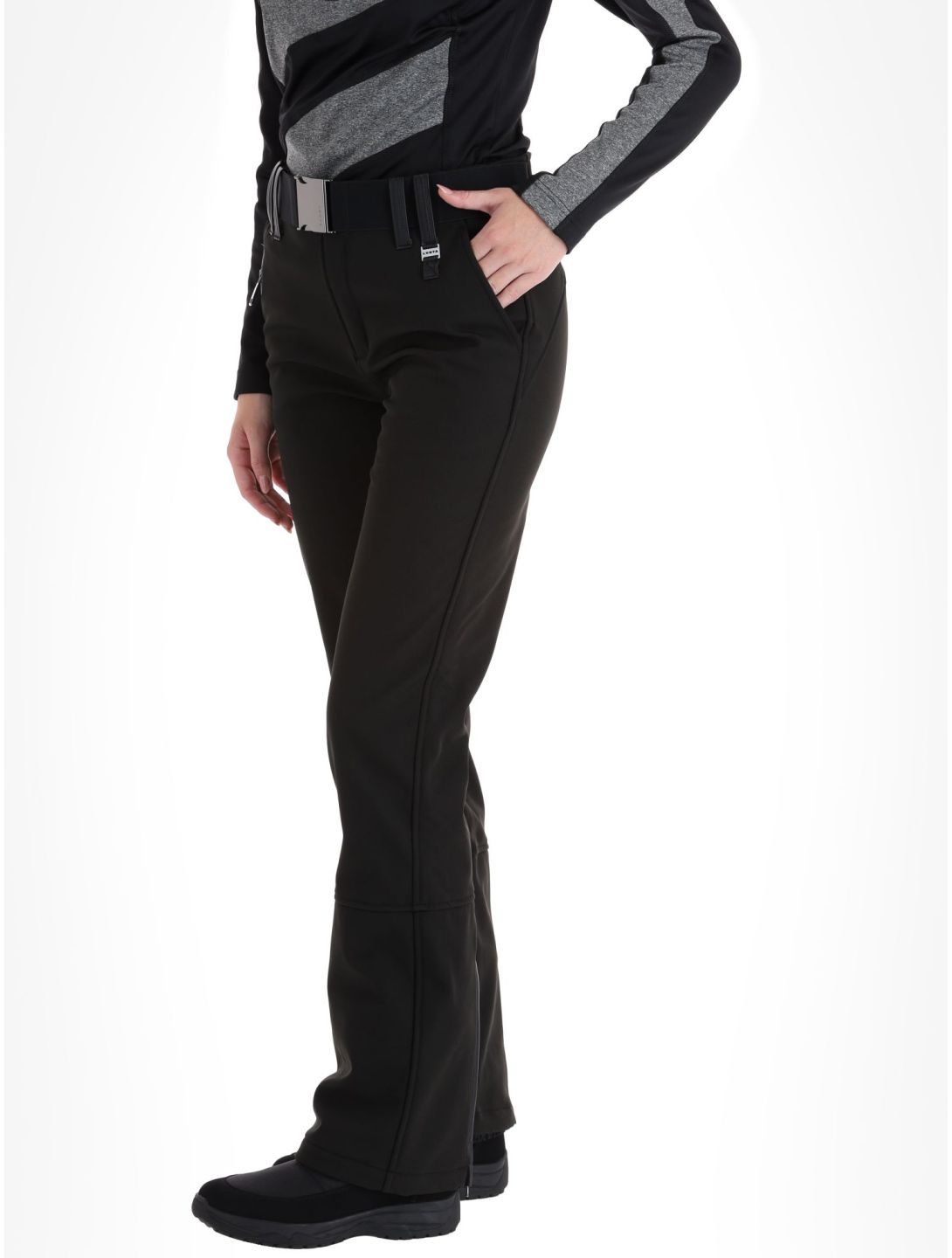 Luhta, Henje pantaloni da sci softshell donna Black nero 