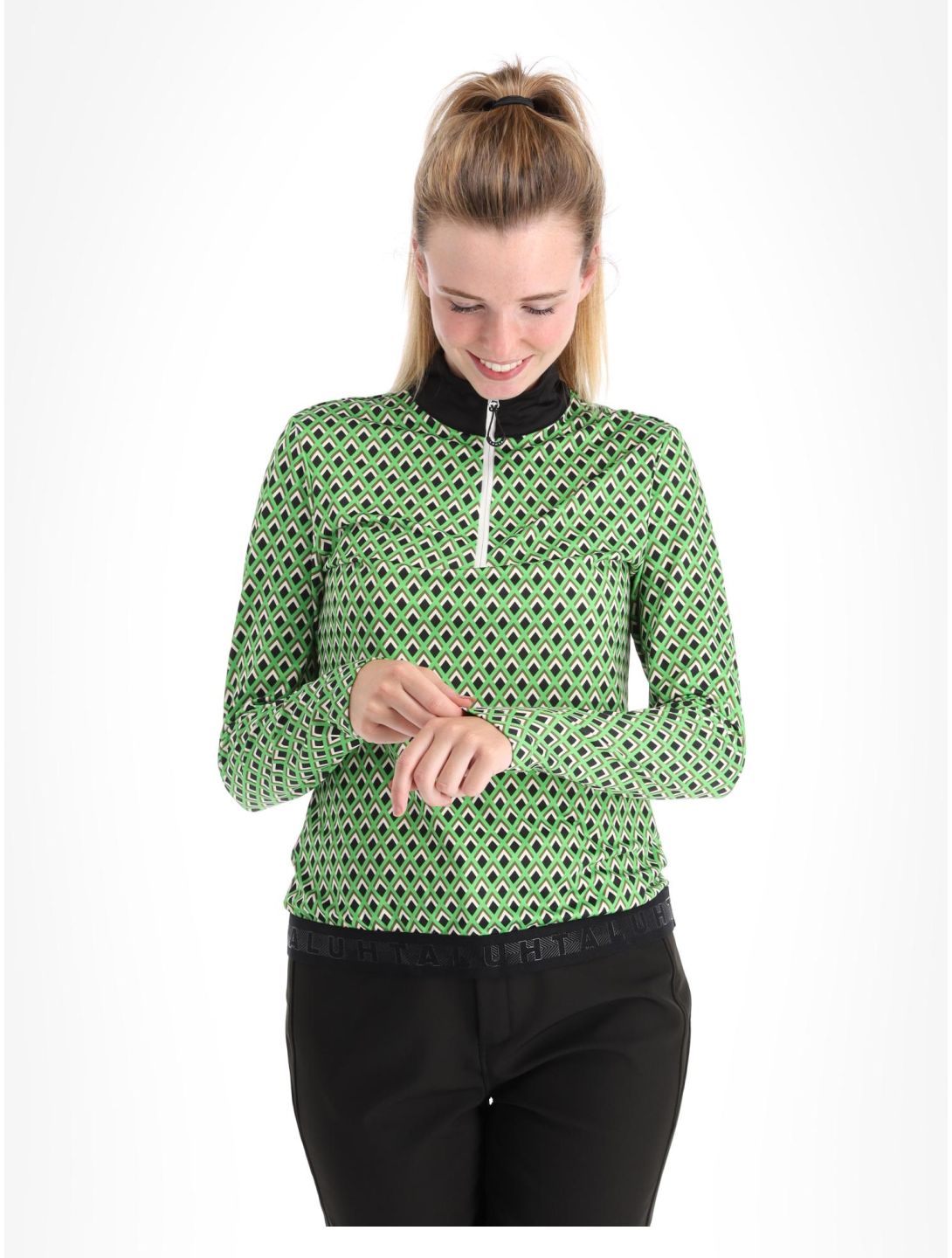 Luhta, Hukari maglione donna Leaf Green verde 