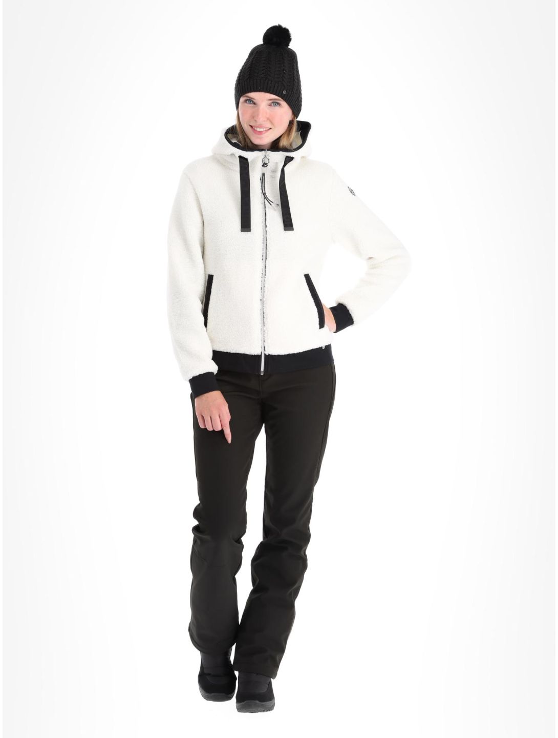 Luhta, Iskoinen gilet donna Natural White bianco 