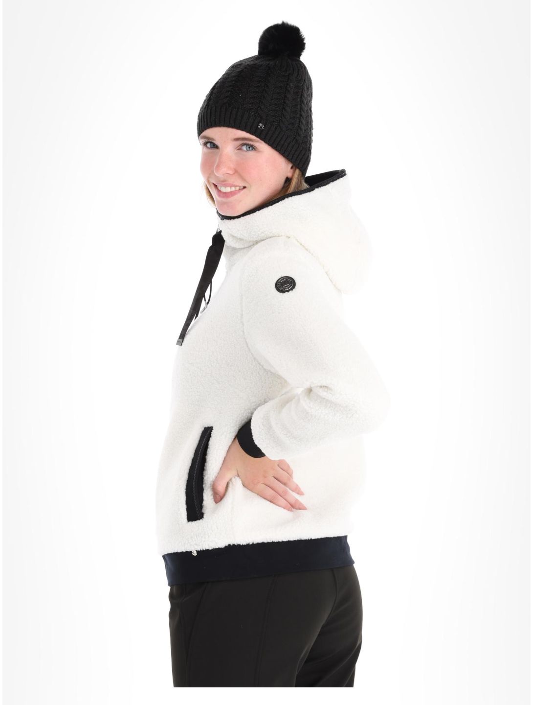 Luhta, Iskoinen gilet donna Natural White bianco 