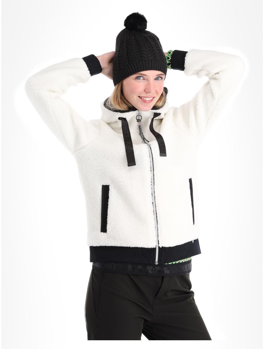 Luhta, Iskoinen gilet donna Natural White bianco 