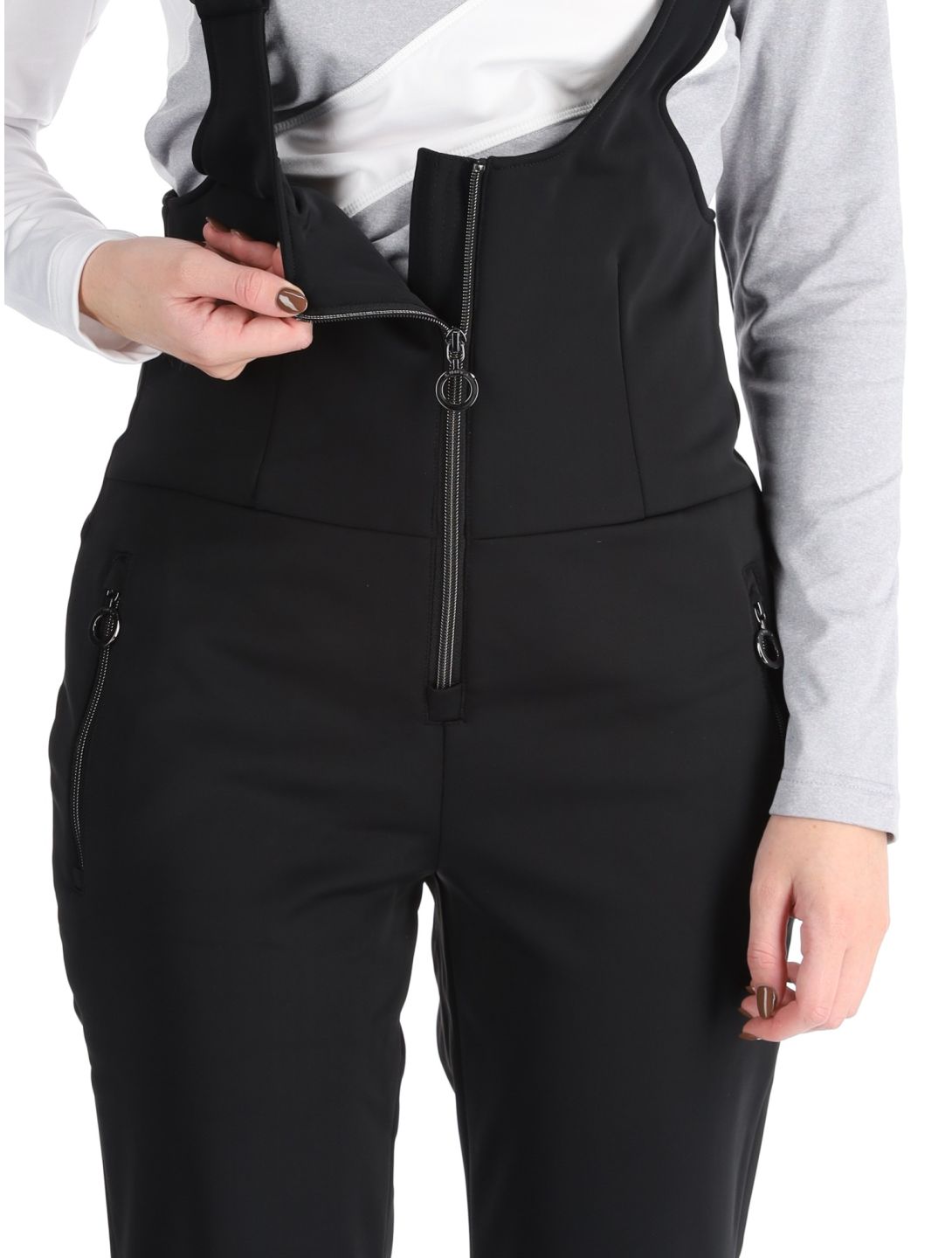 Luhta, Jaama pantaloni da sci softshell donna Black nero 