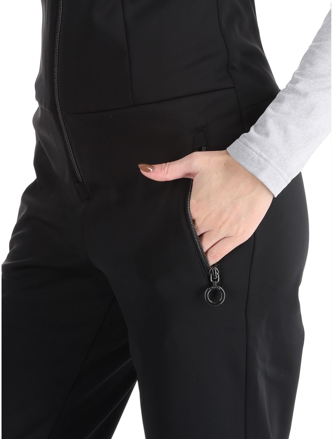 Luhta, Jaama pantaloni da sci softshell donna Black nero 