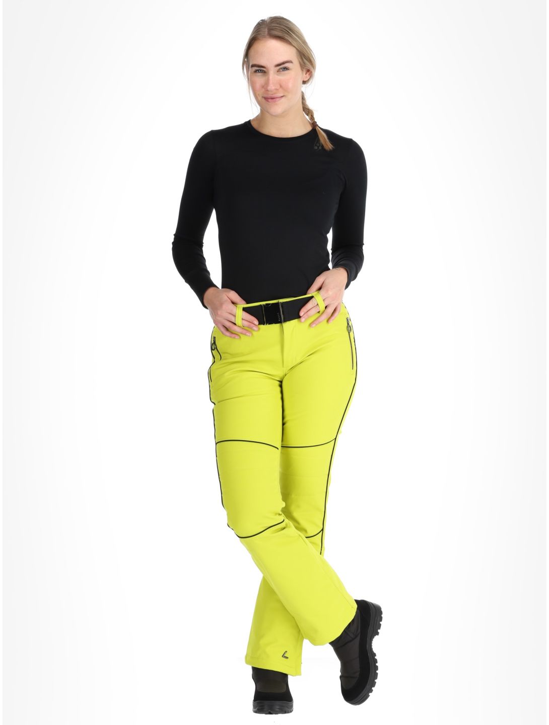 Luhta, Jaamalai pantaloni da sci softshell donna Aloe verde 