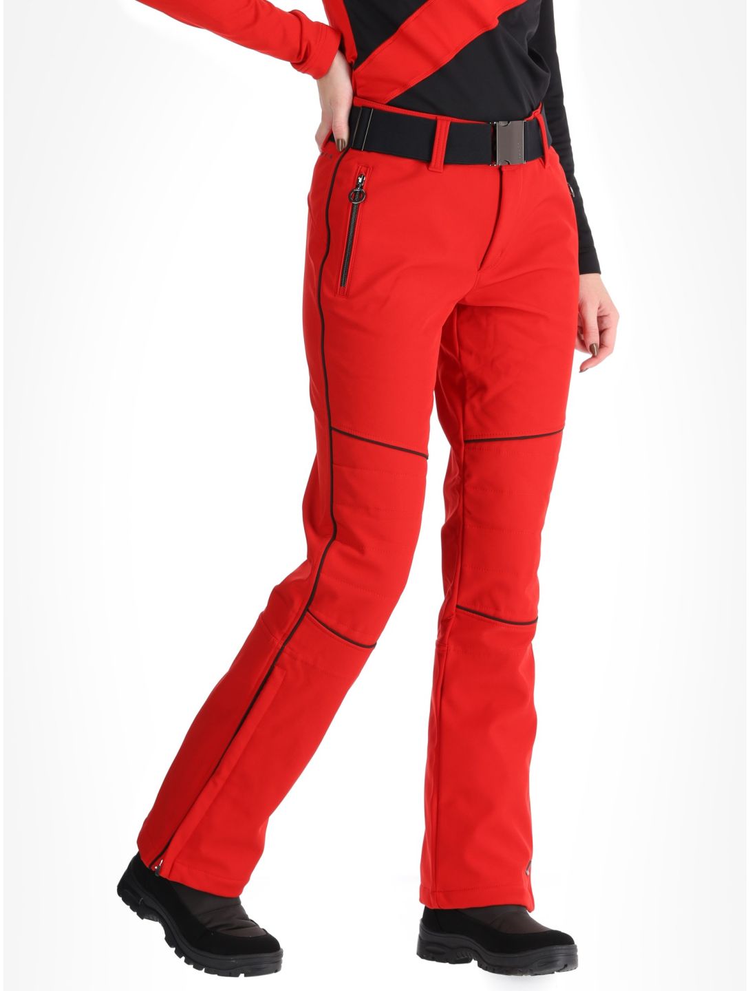 Luhta, Jaamalai pantaloni da sci softshell donna Cranberry rosso 