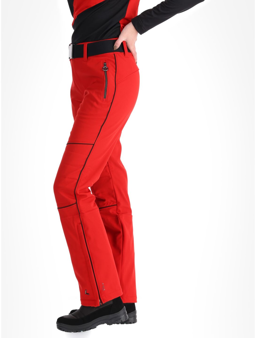 Luhta, Jaamalai pantaloni da sci softshell donna Cranberry rosso 