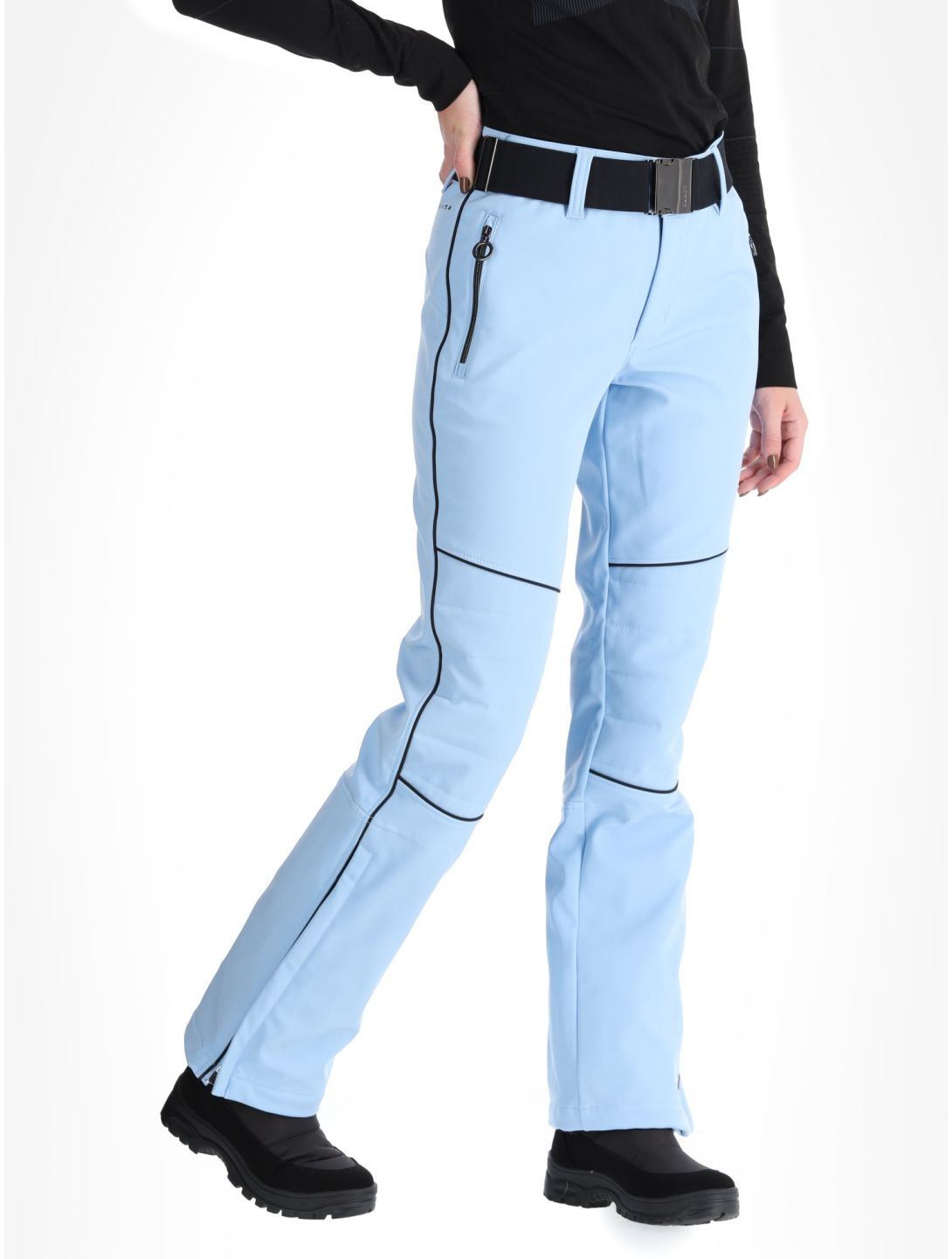 Luhta, Jaamalai pantaloni da sci softshell donna Light Blue blu 