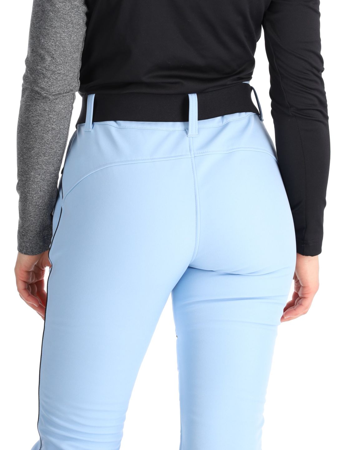 Luhta, Jaamalai C pantaloni da sci softshell conformato corto donna Light Blue blu 